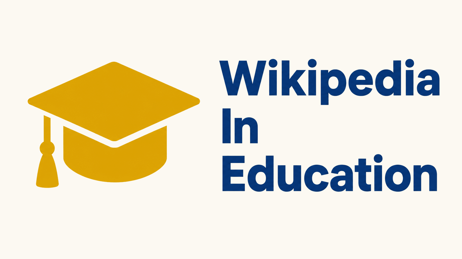 Wikipedia in education guide thumbnail with a graduation cap icon