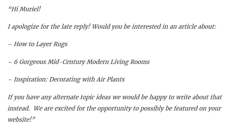 TINT blog guest post pitch